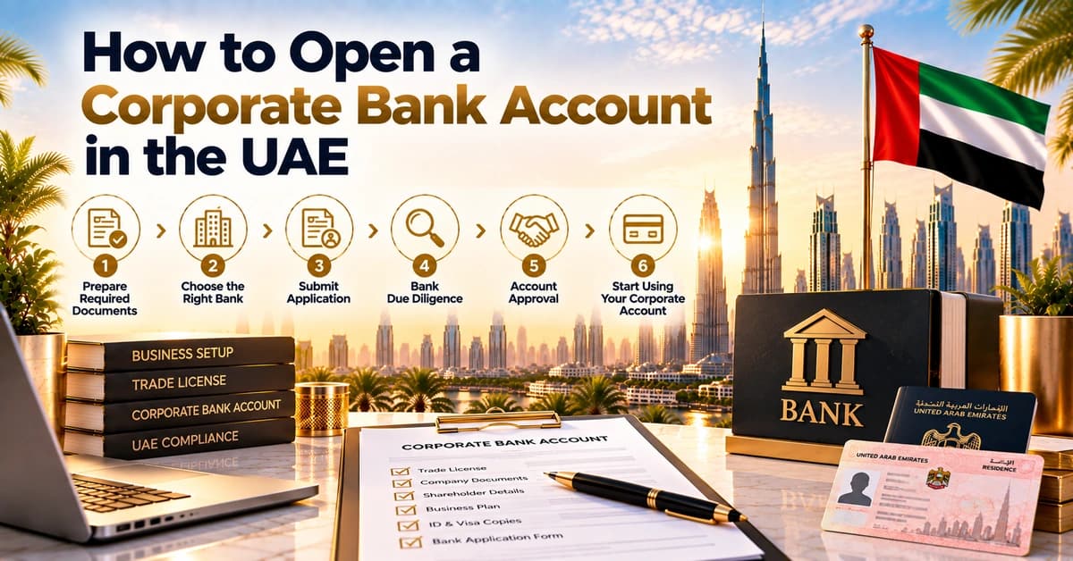 How to Open a Corporate Bank Account in the UAE