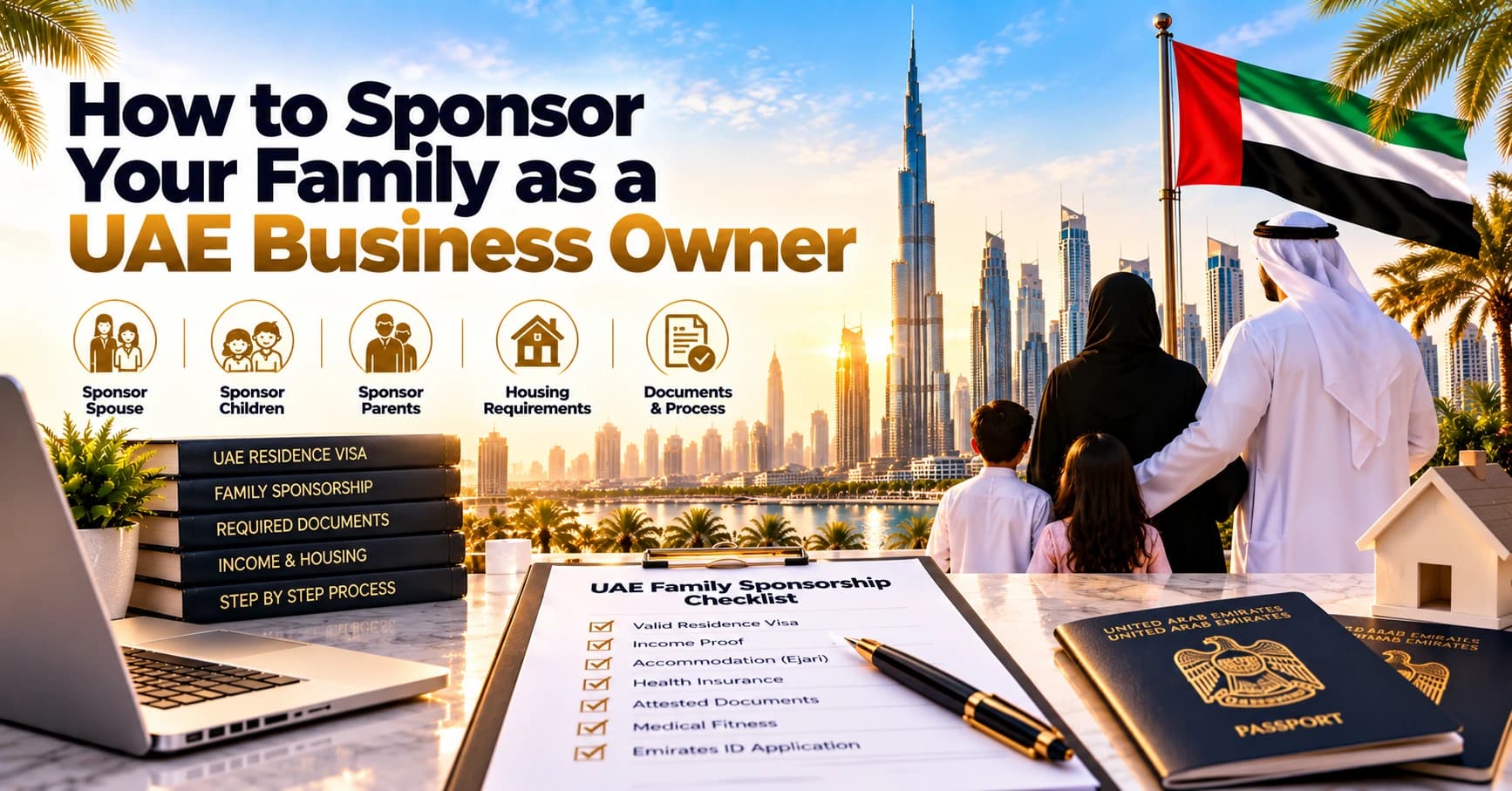 Sponsor Your Family as a UAE Business Owner from Company Setup Consultant
