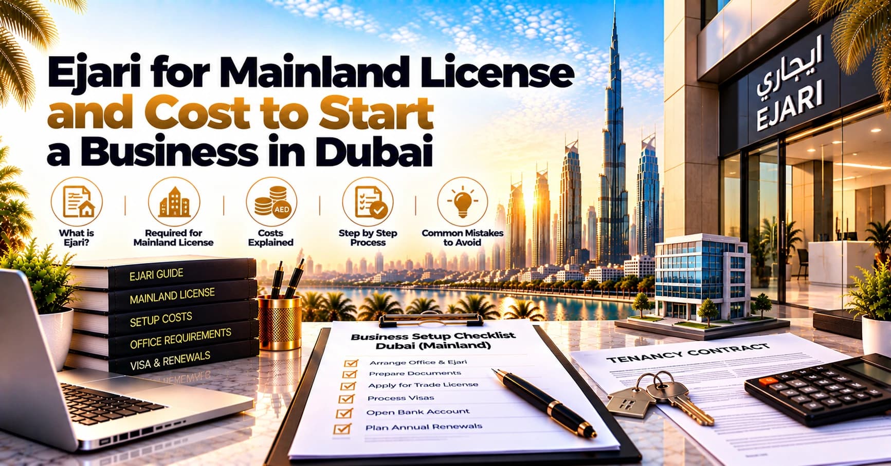 Ejari for Mainland License and Cost to Start a Business in Dubai