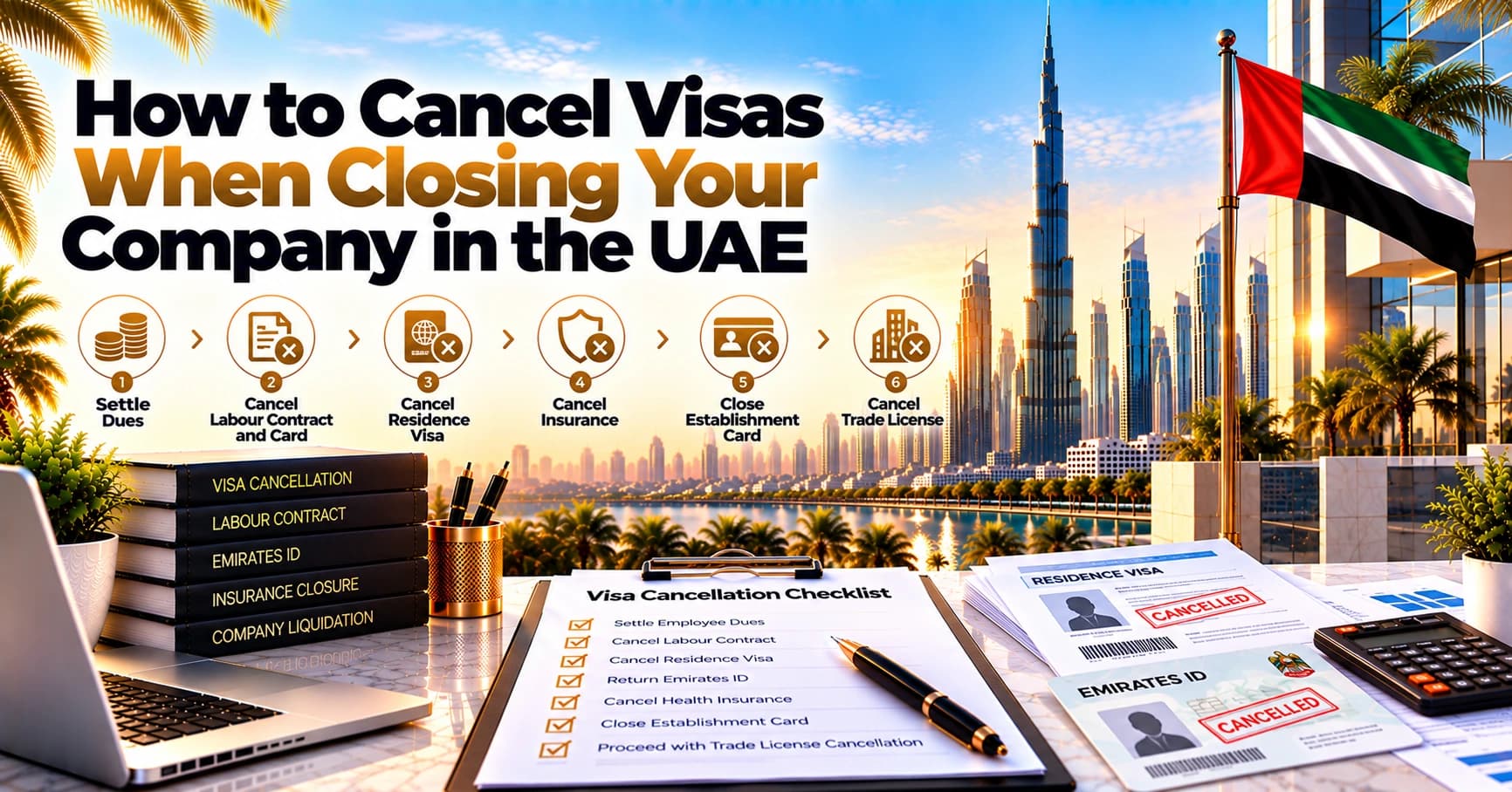 How to Cancel Visas When Closing Your Company in the UAE